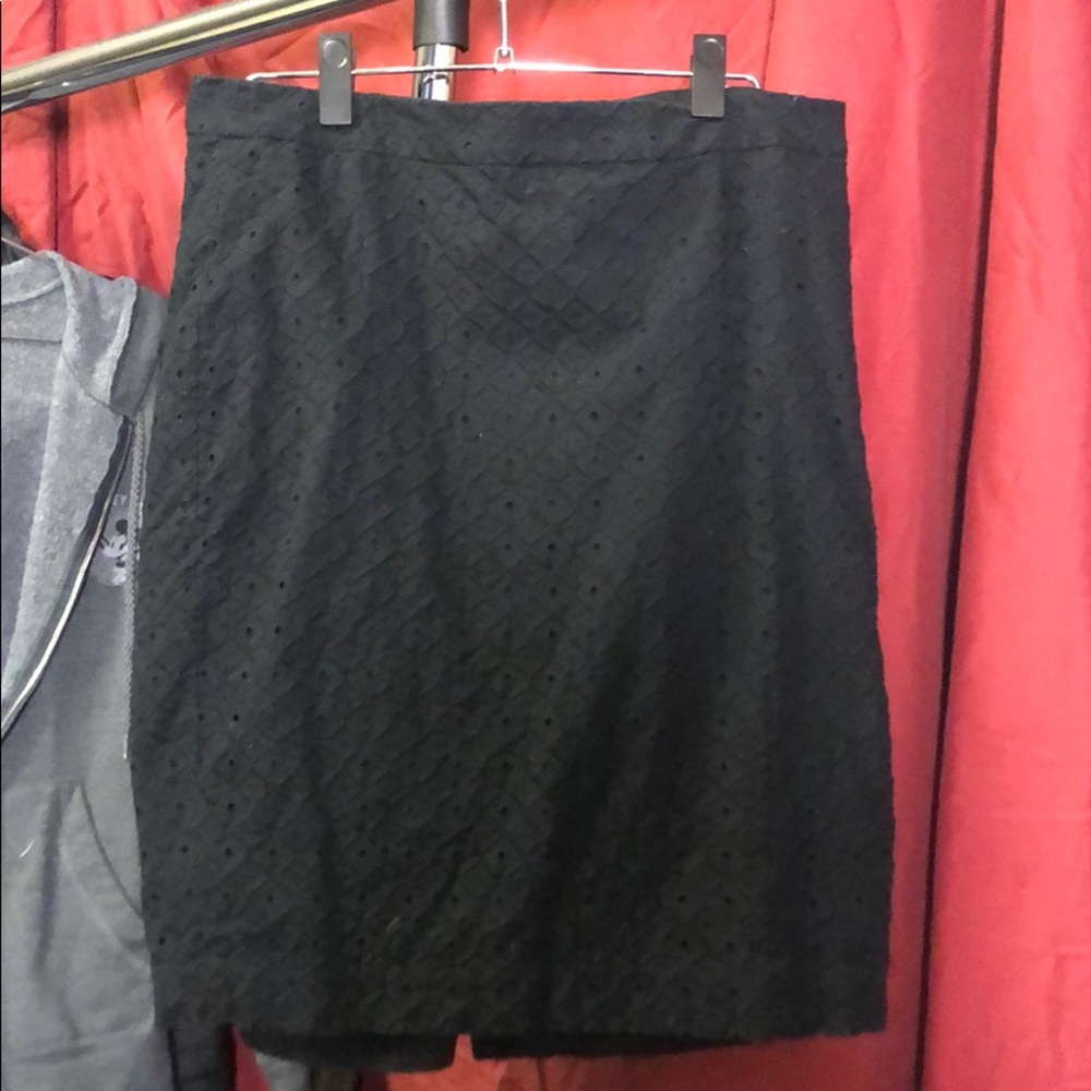 Loft black skirt